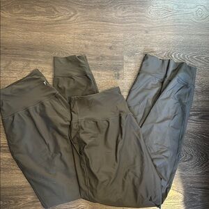 Old Navy Elevate green grey joggers high rise leggings bundle